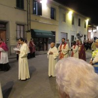 Il clero di Campi Bisenzio in processione